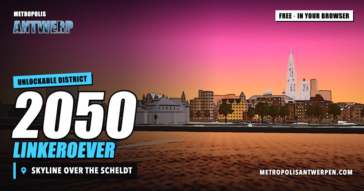 2050 Linkeroever: Skyline over the Scheldt